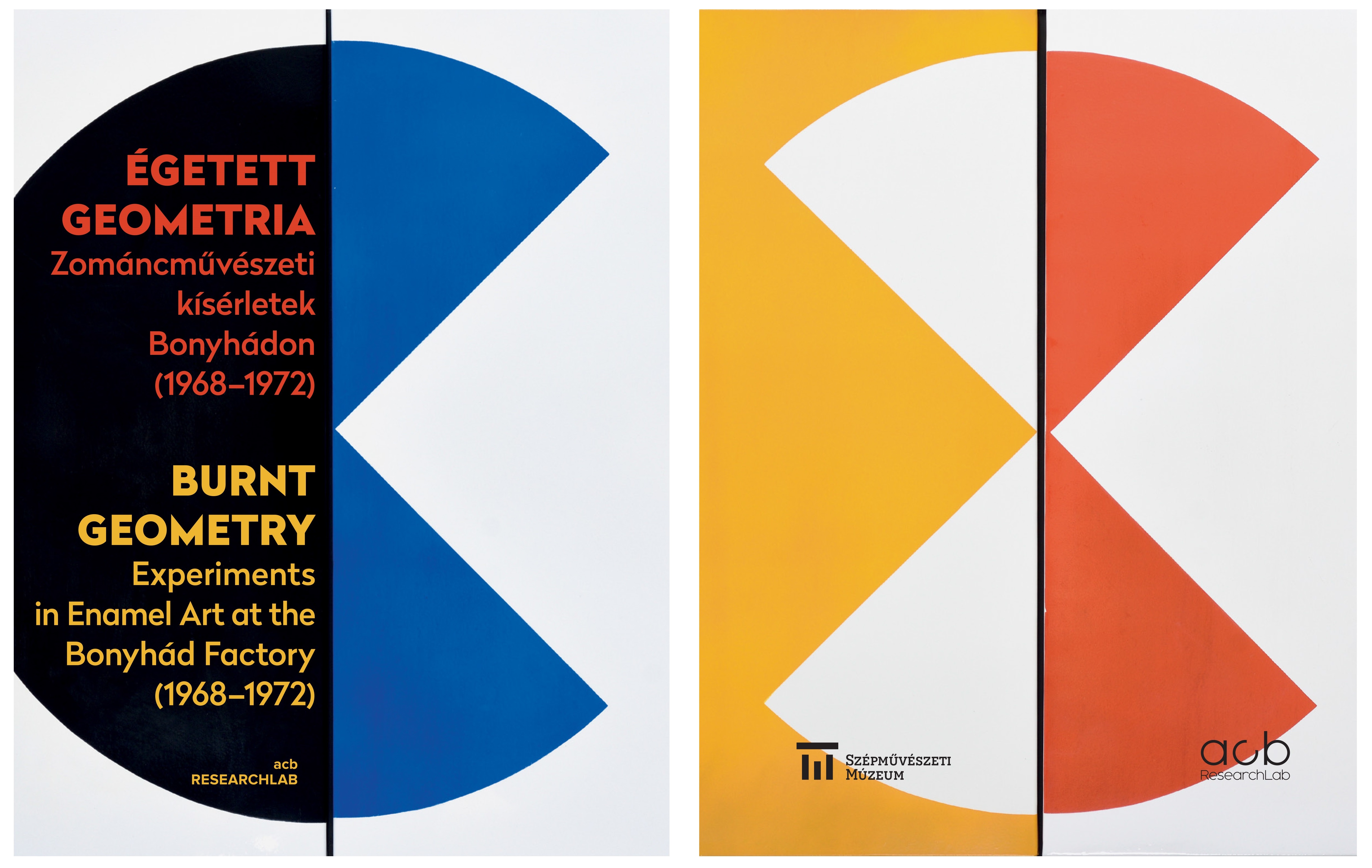 ÉGETETT GEOMETRIA Zománcművészeti kísérletek Bonyhádon (1968-1972) Szerkesztettő: Kopeczky Róna  Szöveg: GYERGYÁDESZ László, KOPECZKY Róna, OROSZ Márton acb ResearchLab, Budapest, 2019 ISBN 978-615-00-4506-1 245 oldal