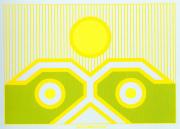 Bak Imre: Nap-ember-arc II, 1976, akril vásznon, 220x300 cm