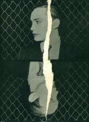 "Psyche" Udo Kier, 1979, ezüstzselatin nagyítás, 29,5 x 22,5 cm