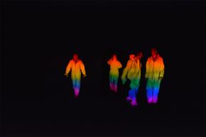 Szivárványemberek - installáció: változó méret, 2015
