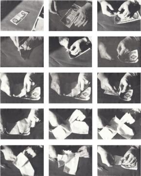 Kismányoky Károly: Pénzhasítás, 1978, ezüst zselatin, 20,9x29,4 cm
