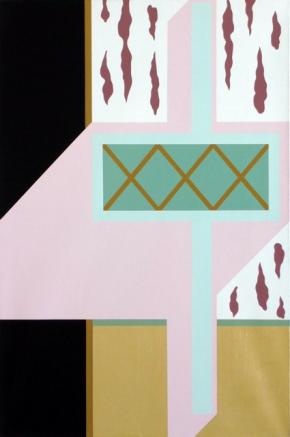Bak Imre: Századvég, 1991, akril, vászon, 120 x 80 cm