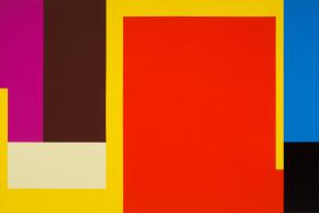 Bak Imre: Dél-AMerika, 2015, akril, vászon, 140 x 210 cm