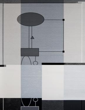 Blueprint, 2017, olaj, vászon, 145 x 190 cm