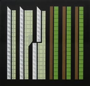 Path Pulse, 2016, olaj, vászon, 120 x 125 cm