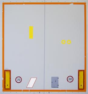 Kamion 04, 2015, olaj, vászon,  80 x 75 cm