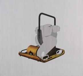M.I.K (plate 2), 2008, olaj, vászon, 130 x 140 cm