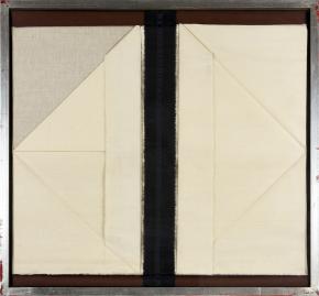 Evidencia No. 1, 1976, vászon, 68 x 73 cm