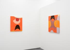 Batykó Róbert: Masquarade I-II, 2017, olaj, vászon, 79 x 62,5 /  79 x 69 cm