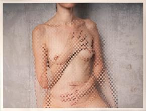 Tarr Hajnalka: Tárgykapcsolat 66, 2018, giclée print, szövés, 56 x 73 cm